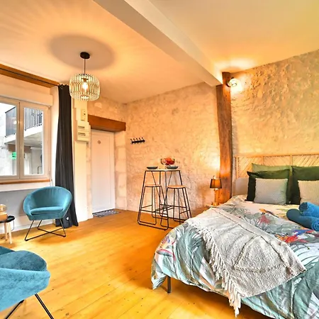 Jungle Rochelaise - Coeur De Ville, Entierement Renovee, Tv 4k, Fibre, Quartier Porte Royale *